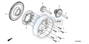 CB1300S9 Australia - (U / BCT MME TWO TY2) drawing STARTING CLUTCH