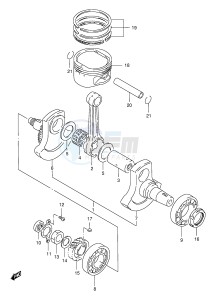 XF650 (E2) drawing CRANKSHAFT