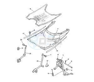 CT S 50 drawing STAND AND FOOTREST