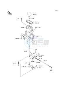 KVF 750 C [BRUTE FORCE 750 4X4I] (C6F-C7F) C7F drawing CONTROL