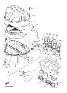 XJ6F 600 DIVERSION F CYPRUS drawing INTAKE