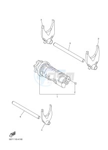 XVS950CU XVS950R ABS XV950 R-SPEC (2DXM) drawing SHIFT CAM & FORK