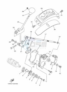 YFM700FWBD KODIAK 700 EPS (BGFD) drawing SHIFT SHAFT