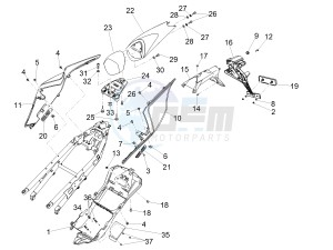 RSV4 1000 RACING FACTORY E4 ABS (APAC) drawing Rear body