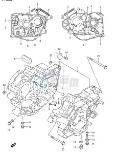 VL250 (E19) drawing CRANKCASE