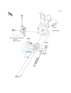 EX250 J [NINJA 250R] (J8F-J9FA) J9F drawing STAND-- S- -