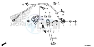 CBR600RAD CBR600RR ABS UK - (E) drawing STAND