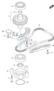 DF 175AP drawing Timing Chain