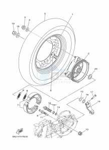 YP125R-DA XMAX 125 TECH MAX (BMJ3) drawing RADIATOR & HOSE