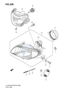 LT-A700X (P28-P33) drawing HEADLAMP (MODEL K7)