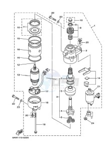 F300AETU drawing STARTER-MOTOR