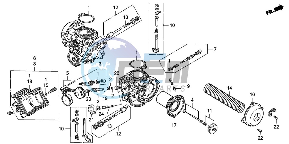 CARBURETOR (COMPONENT PARTS)