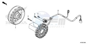 TRX420FA5G TRX420F Europe Direct - (ED) drawing GENERATOR