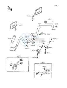 VN 1500 A [VULCAN 1500] (A10-A13) [VULCAN 1500] drawing HANDLEBAR