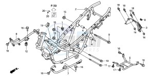 FJS600D SILVER WING drawing FRAME BODY