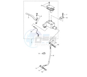 BW'S 50 drawing FRONT MASTER CYLINDER