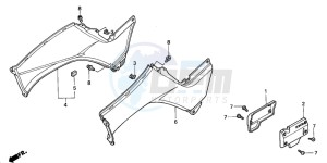 TRX350TM RANCHER drawing BODY COVER