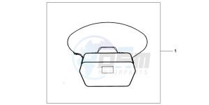 XR125L drawing INNERBAG TOPBOX