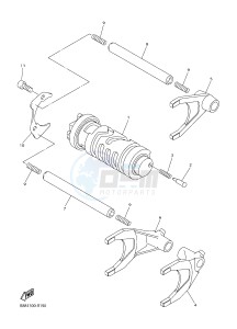 FJR1300AE FJR1300-AE FJR1300-AE (B96B B9A1) drawing SHIFT CAM & FORK