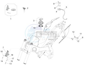 RSV4 1000 RACING FACTORY E4 ABS (NAFTA) drawing Locks