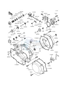 KX 250 J [KX250] (J2) [KX250] drawing ENGINE COVER