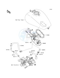 VN 1500 P [VULCAN 1500 MEAN STREAK] (P1-P2) [VULCAN 1500 MEAN STREAK] drawing FUEL PUMP