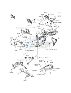 Z800 ABS ZR800DFF UF (UK FA) XX (EU ME A(FRICA) drawing Side Covers/Chain Cover