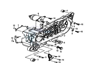 ALLO 50 (25 KM/H) (AJ05WA-NL) (L8-M0) drawing L. CRANK CASE / ALLO 50 (25 KM/H) (AJ05WA-NL) (L8-M0)