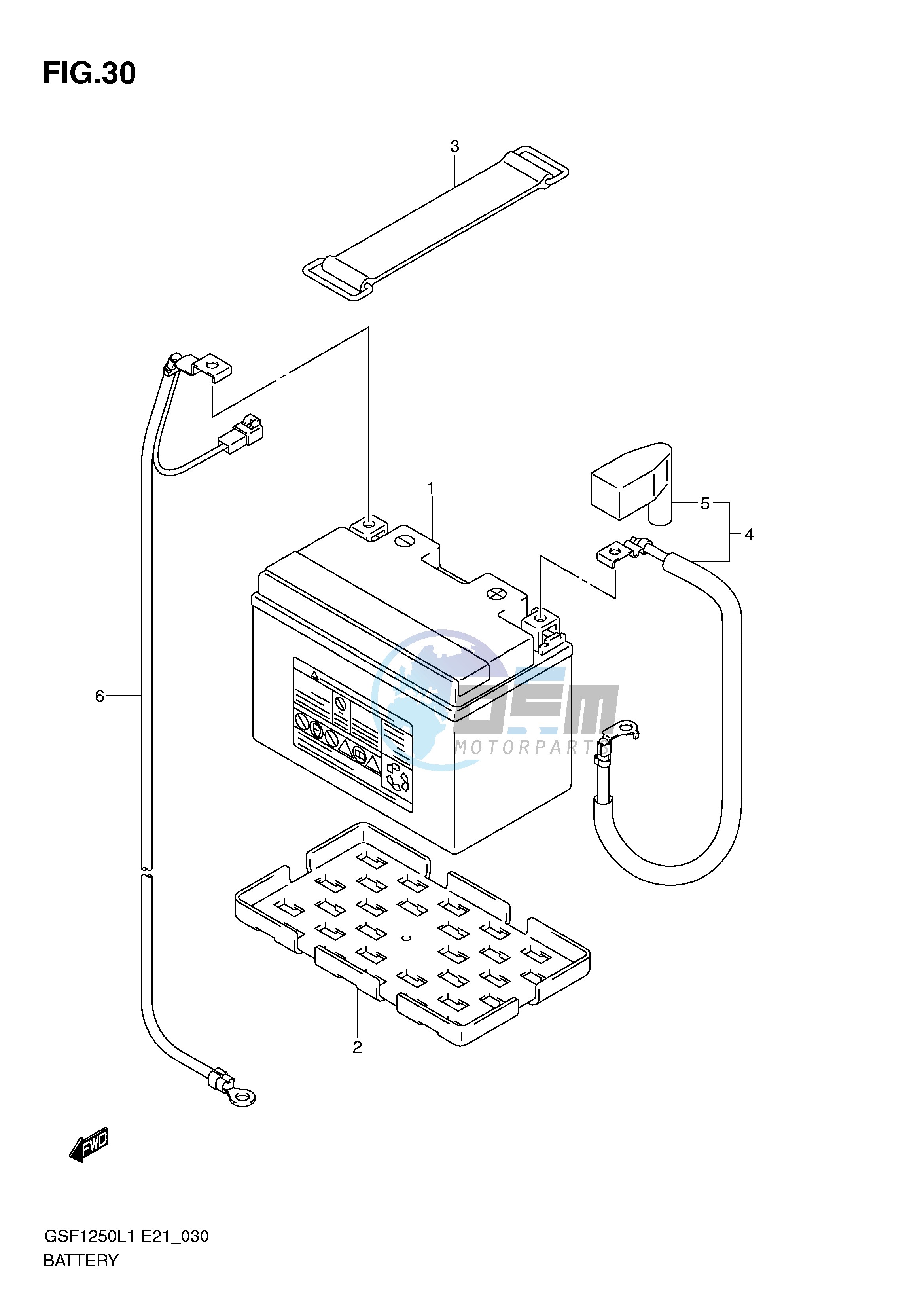 BATTERY (GSF1250L1 E24)