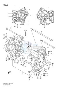 DL650 (E2) V-Strom drawing CRANKCASE