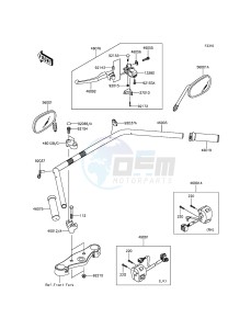 VULCAN 900 CLASSIC VN900BFFA GB XX (EU ME A(FRICA) drawing Handlebar