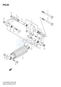 VLR1800 (E3-E28) drawing REAR CUSHION LEVER