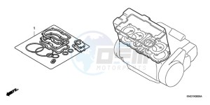 CBR1000RR9 UK - (E / MKH TRI) drawing GASKET KIT A