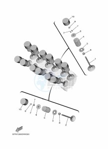 TRACER 9 MTT890 (B5UE) drawing VALVE