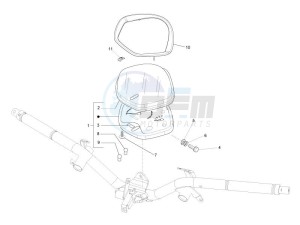 Liberty 50 4t drawing Meter combination - Cruscotto