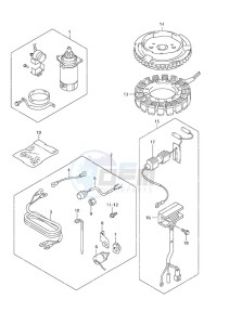 DF 25 drawing Starting Motor