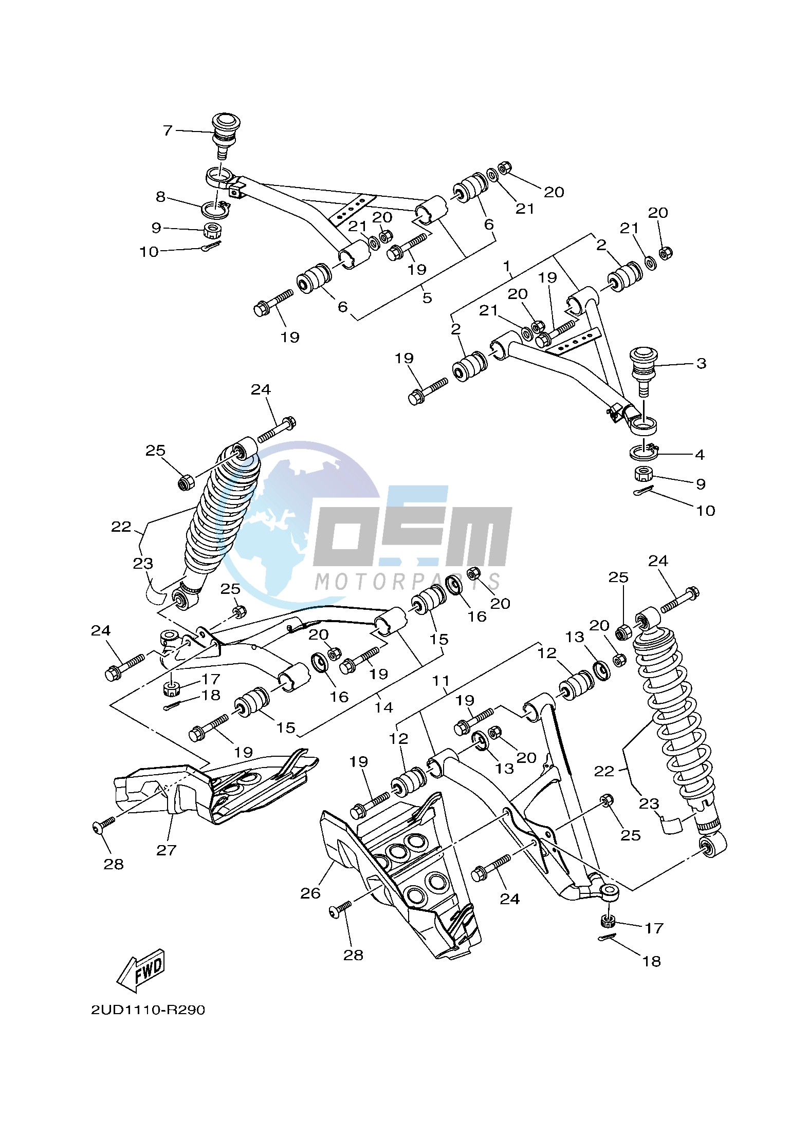 FRONT SUSPENSION & WHEEL