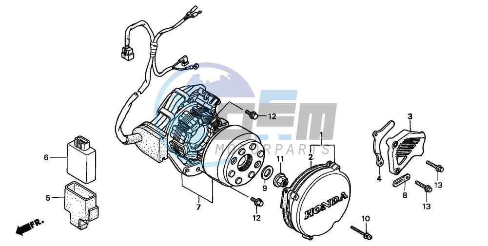 LEFT CRANKCASE COVER