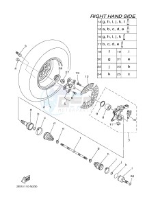 YFM700FWBD YFM70KPXG KODIAK 700 EPS (2SM3) drawing FRONT WHEEL 2