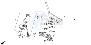 CRM75R drawing HANDLE PIPE/TOP BRIDGE