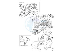 FZR R 600 drawing FENDER