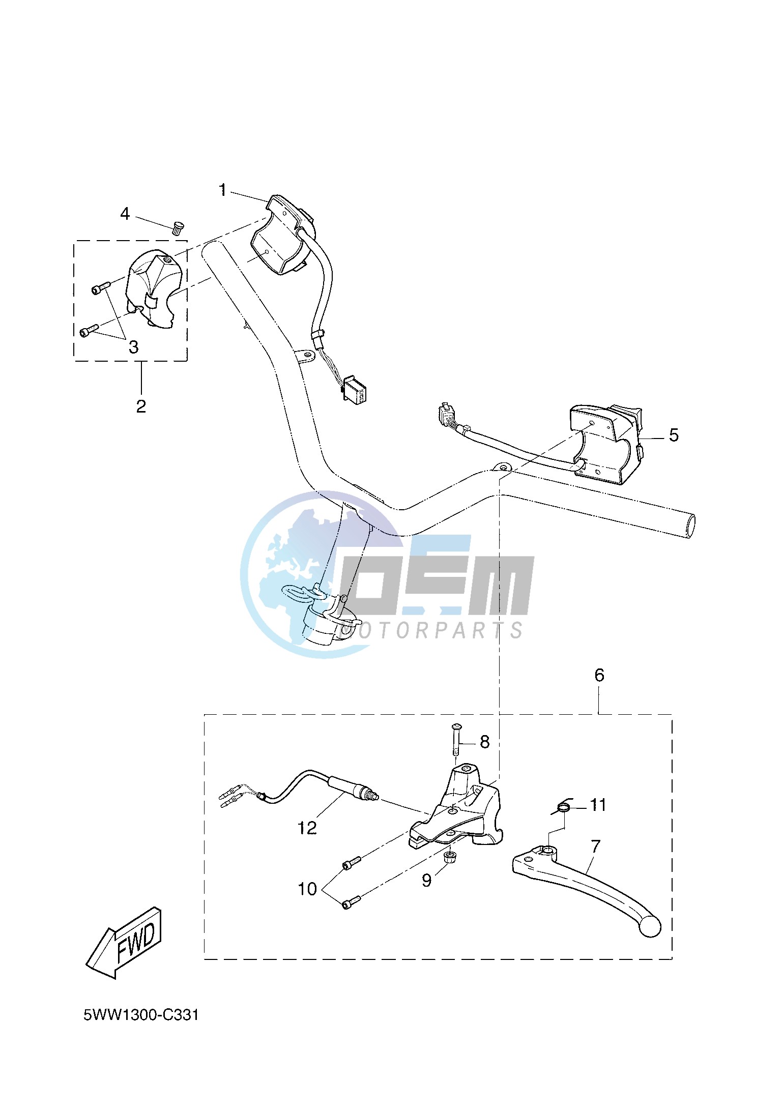 HANDLE SWITCH & LEVER