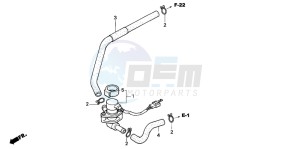 FJS600 SILVER WING drawing AIR INJECTION VALVE