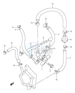 DR800S (E4) drawing FUEL COCK