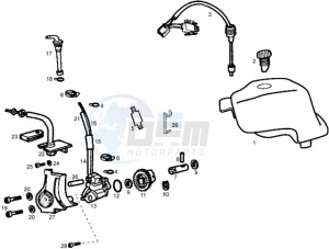 RCR 50 drawing Pump oil