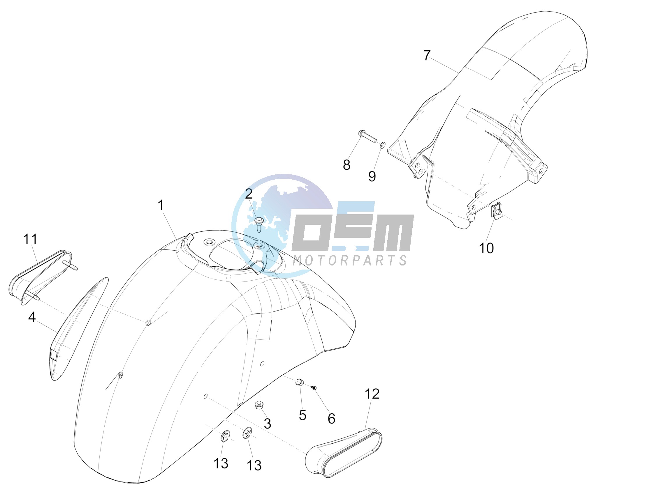 Wheel huosing - Mudguard