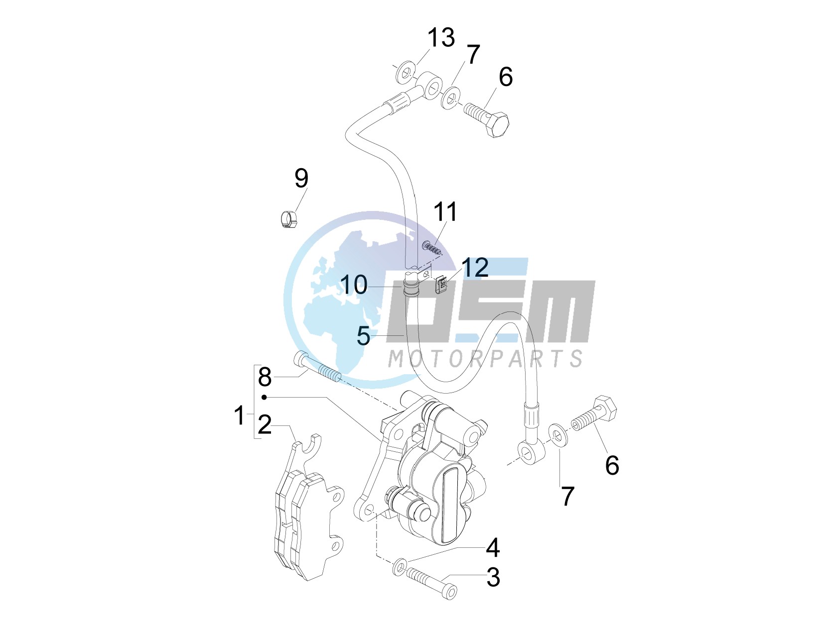 Brakes pipes - Calipers