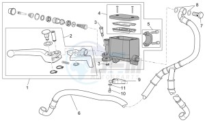 Griso S.E. 1200 8V USA-CND drawing Front master cilinder