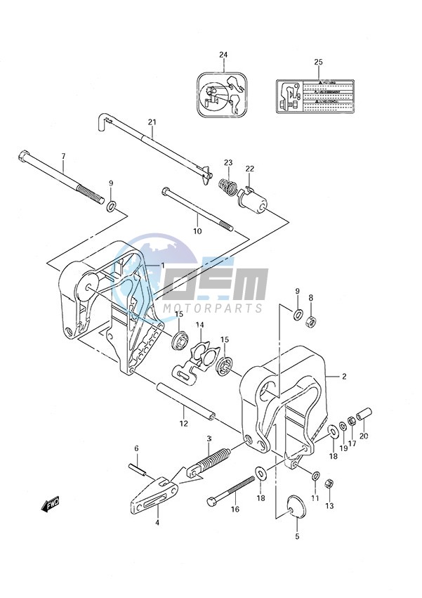 Clamp Bracket Non-Remote Control