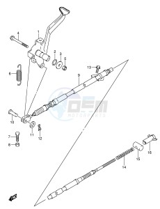 LT-A700X (E17) drawing REAR BRAKE